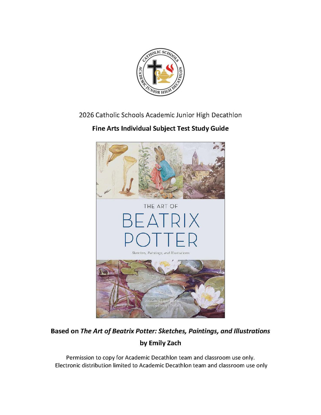 2026 AJHD Study Guide - Individual Test - Fine Arts