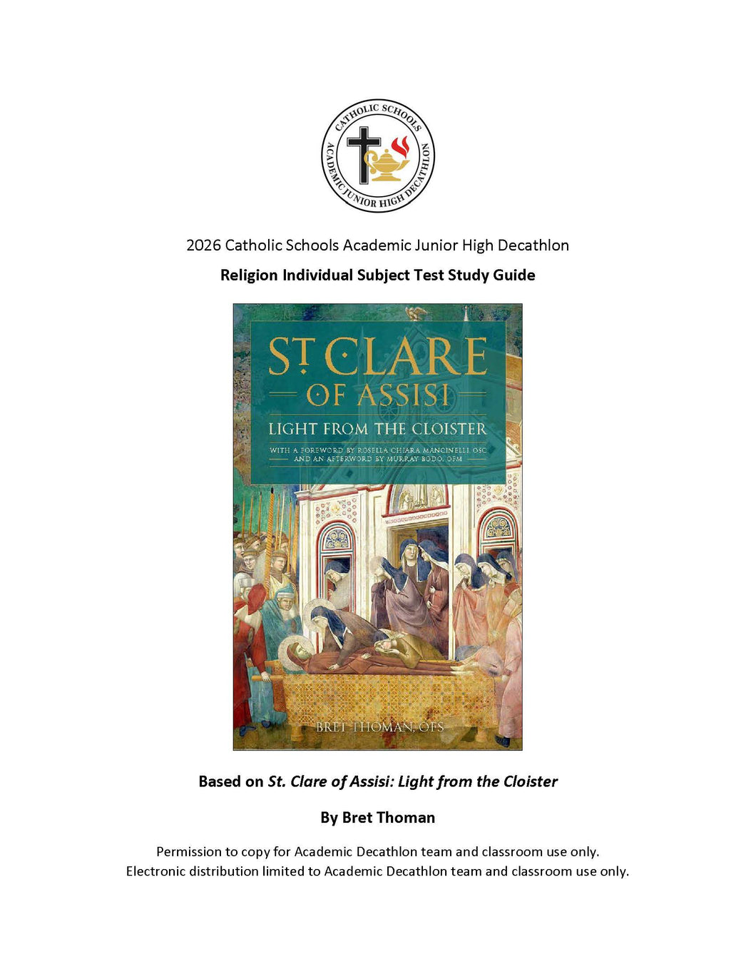 2026 AJHD Study Guide - Individual Test - Religion